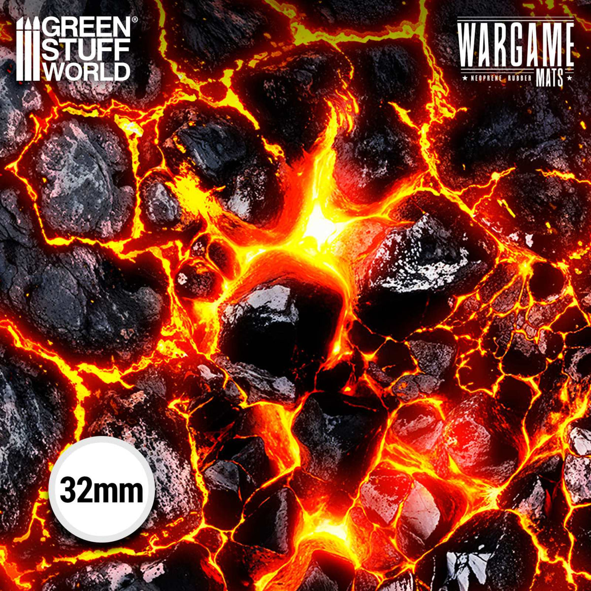 Green Stuff World – Neoprenmatte Flamecoil Path – 120 x 180 cm, 2 mm