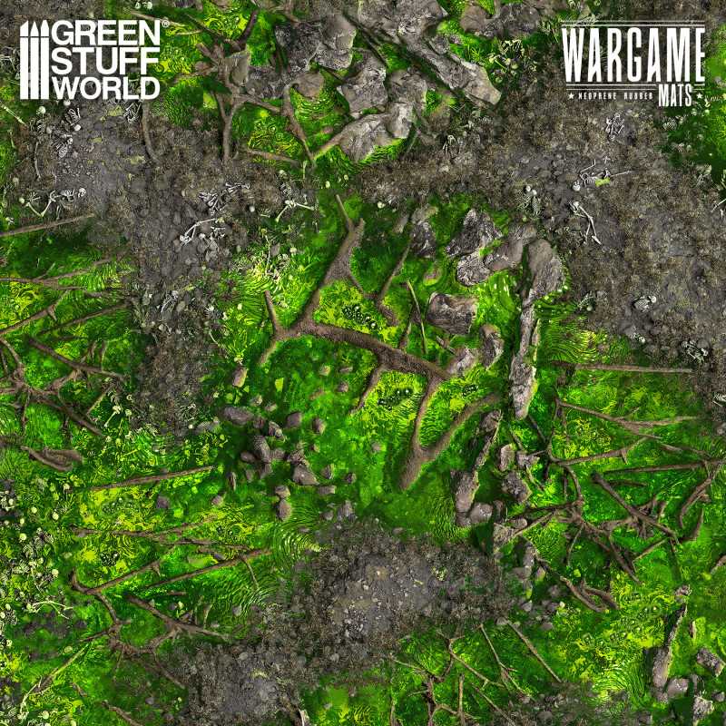 Green Stuff World – Neoprenmatte Boneblight Marsh – 56 x 76 cm