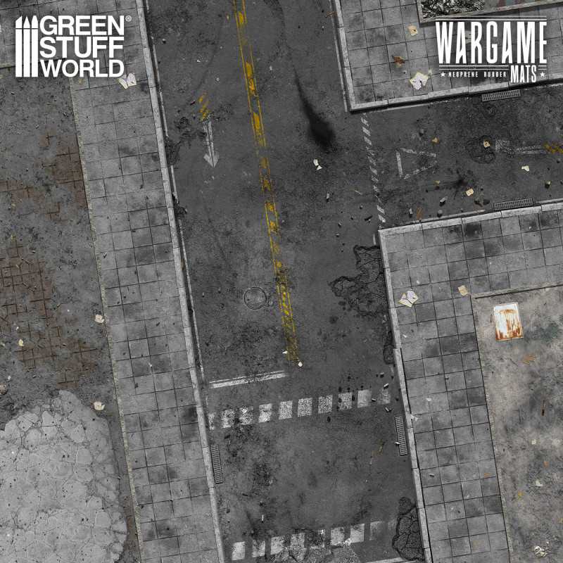 Green Stuff World – Neoprenmatte Ground Zero District – 56 x 76 cm
