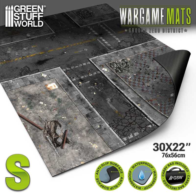 Green Stuff World – Neoprenmatte Ground Zero District – 56 x 76 cm