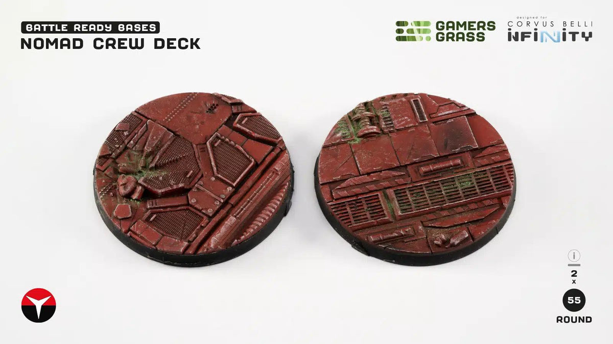 Nomad Crew Deck Base Round 55mm (x2)
