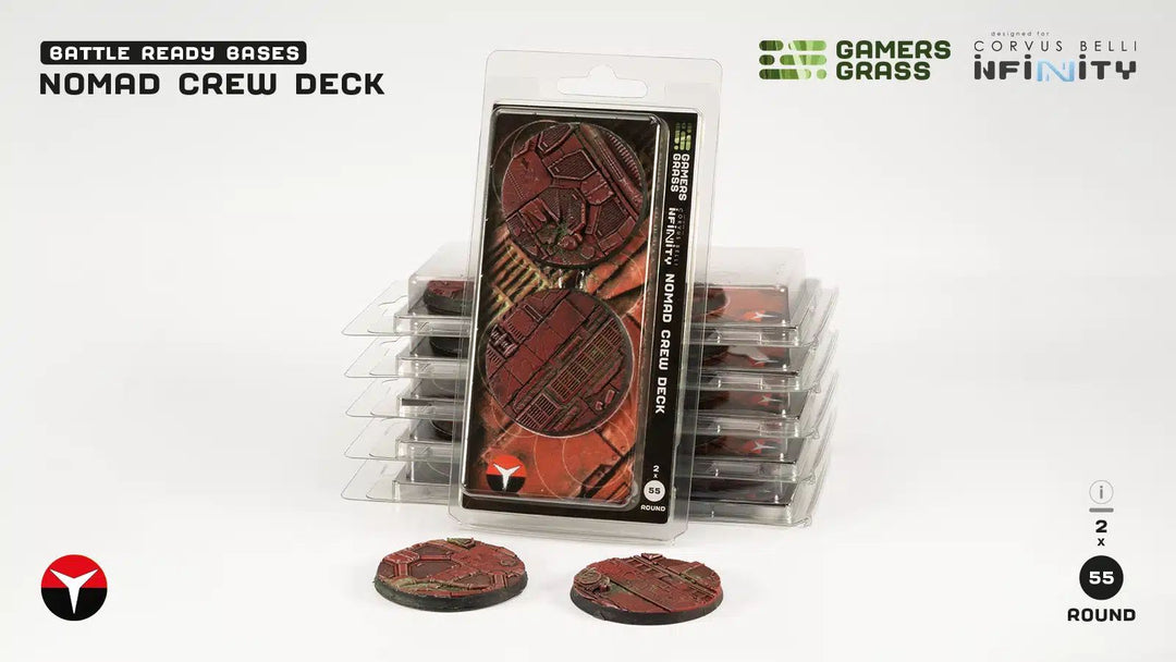 Nomad Crew Deck Base Round 55mm (x2)