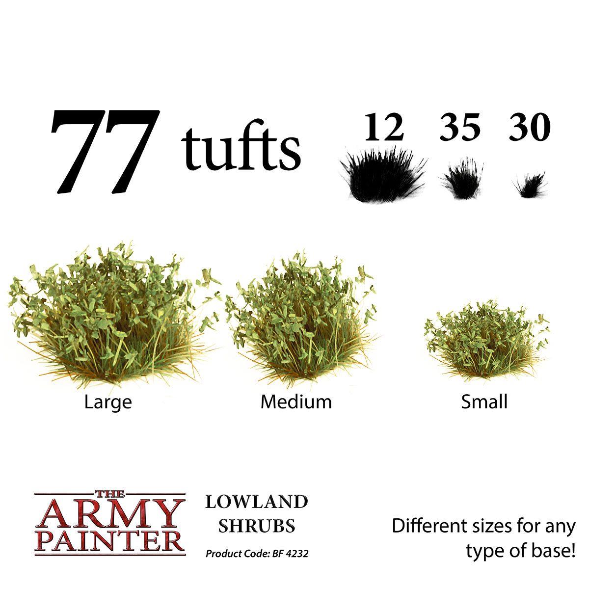The Army Painter – Battlefields Lowland Shrubs Tuft – 77 Tufts