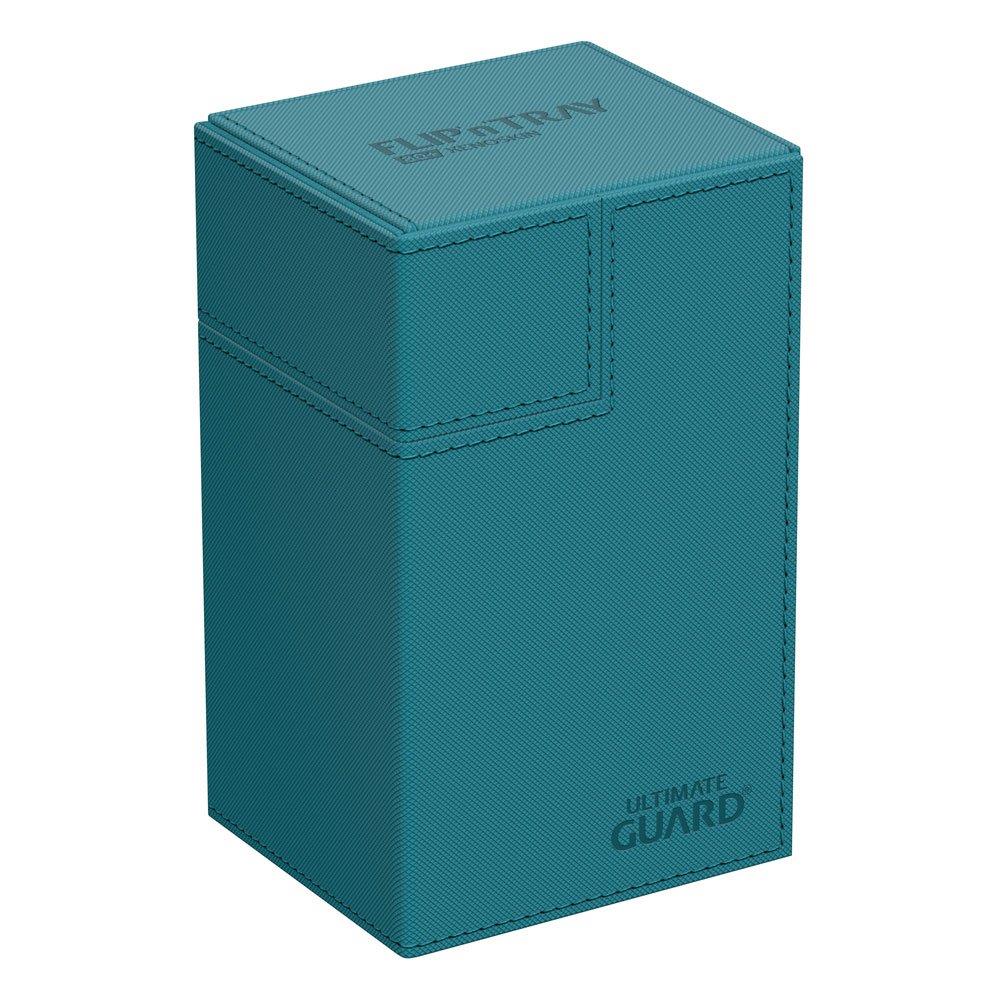 Ultimate Guard – Flip'n'Tray 80+ Xenoskin Monocolor Petrolblau