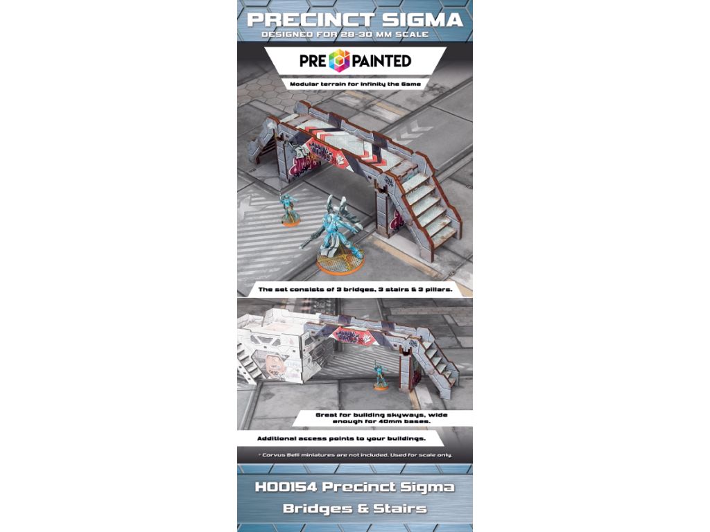 Precinct Sigma Bridges & Stairs Prepainted