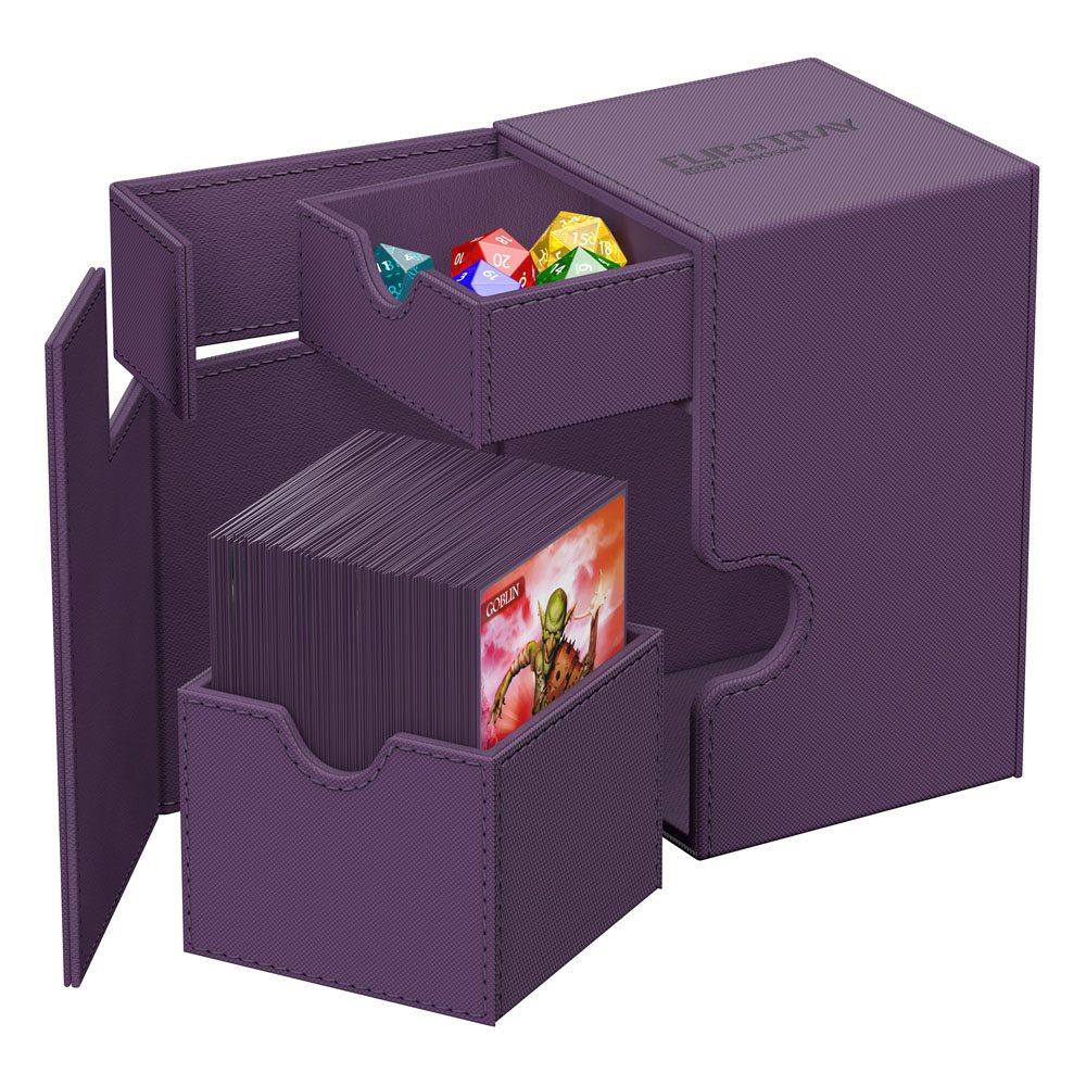 Ultimate Guard Twin Flip'n'Tray 100+ XenoSkin Monocolor Violet