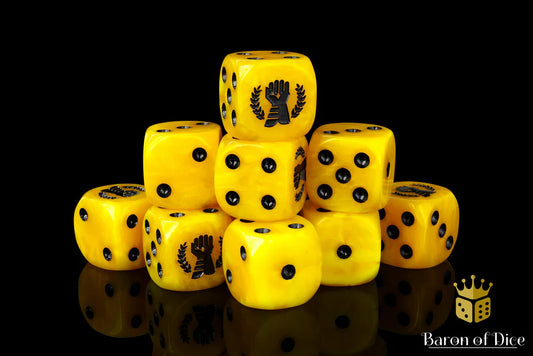 Almighty Fists 16mm Dice - Rounded (25)