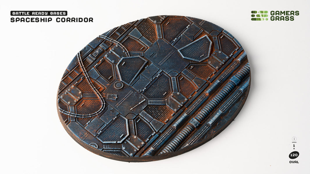 Spaceship Corridor Bases Oval 120mm (x1)