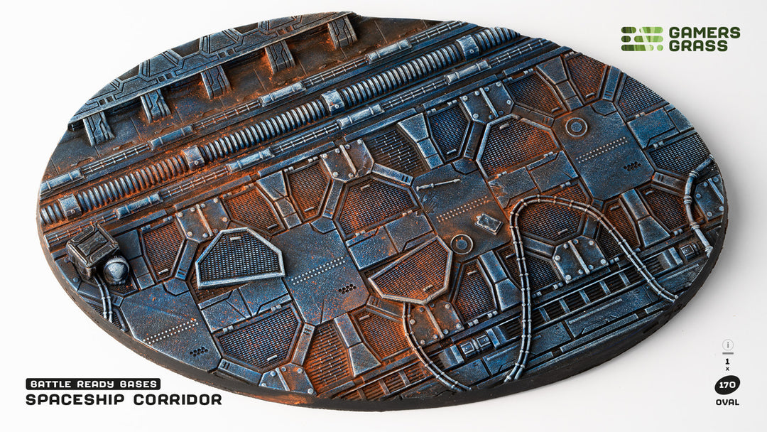 Spaceship Corridor Bases Oval 170mm (x1)