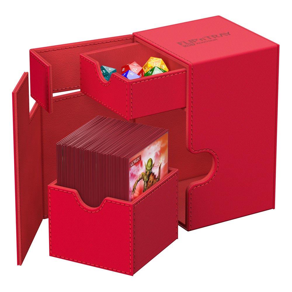 Ultimate Guard Twin Flip´n´Tray 100+ XenoSkin Monocolor Red