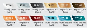 Vallejo – True Metallic Metal Starter Set – 12 × 18 ml