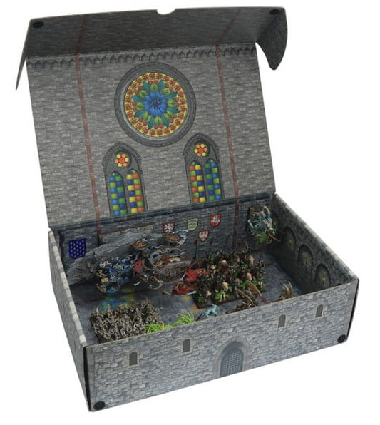 Strike Force Box (Fantasy) 2 Metallplatten Rückwand