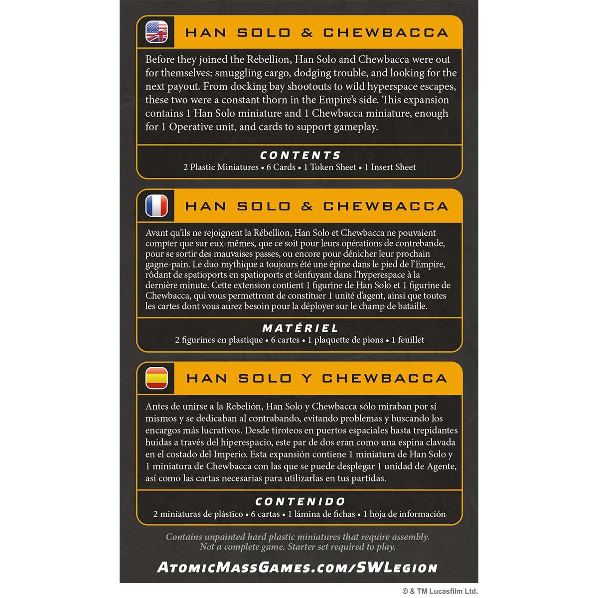 Star Wars: Legion – Han Solo & Chewbacca