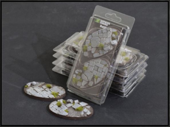 Temple Bases Oval 90 mm (2x)