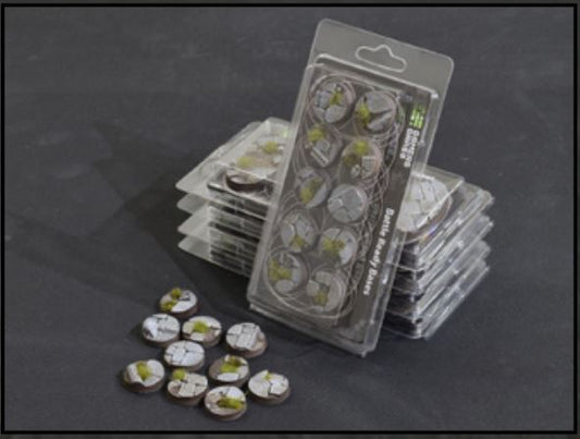 Temple Bases Round 25 mm (10x)