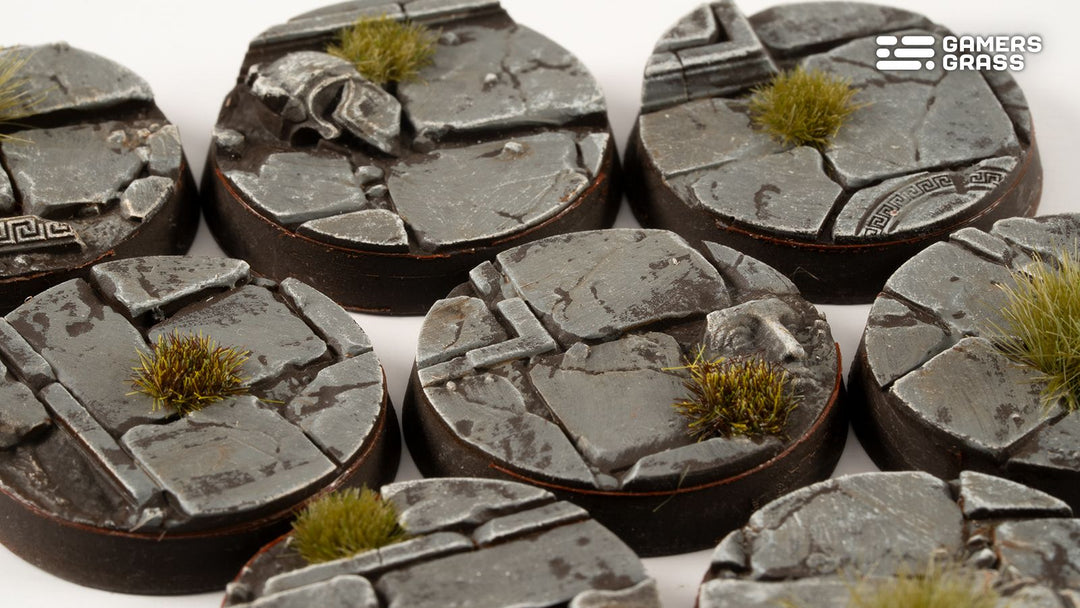 Temple Bases Round 28mm (x8)