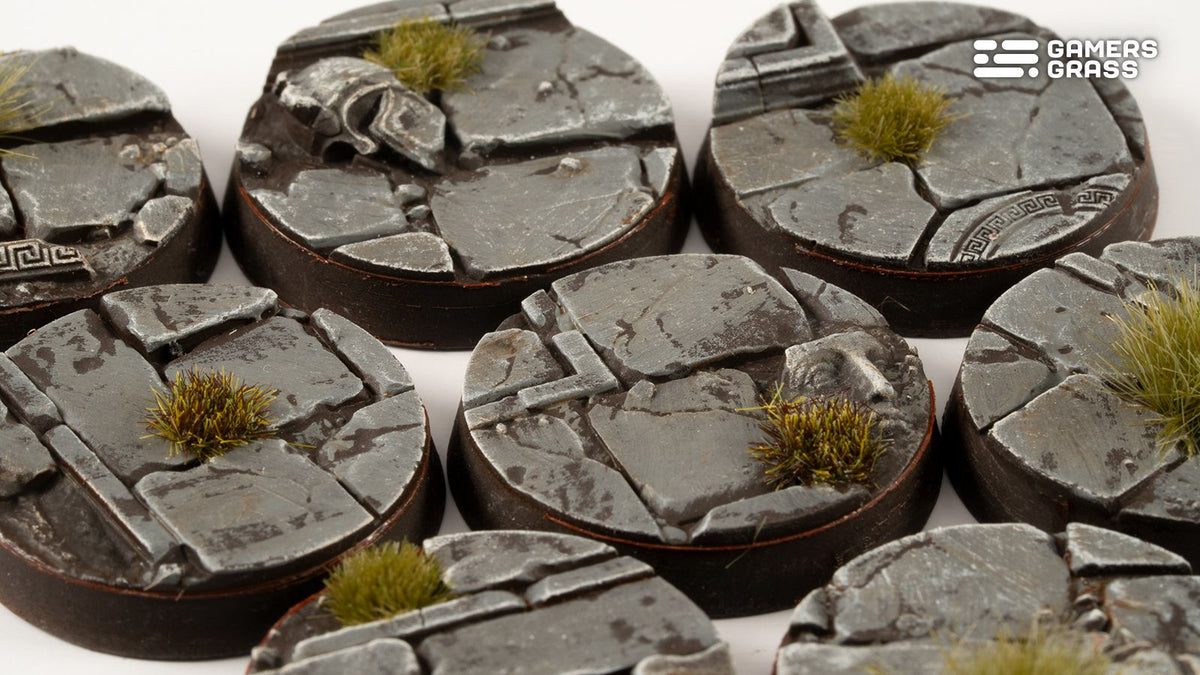 Temple Bases Round 28mm (x8)