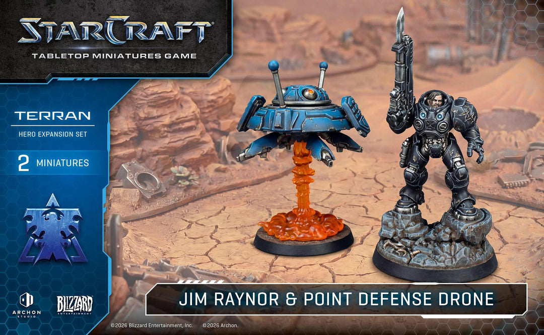 Jim Raynor and Point Defense Drone
