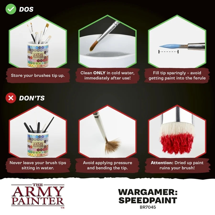 The Army Painter – Wargamer Speedpaint Pinsel – Größe 3