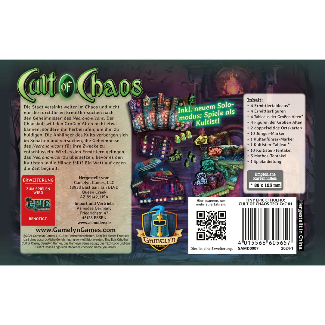 Tiny Epic Cthulhu: Cult of Chaos