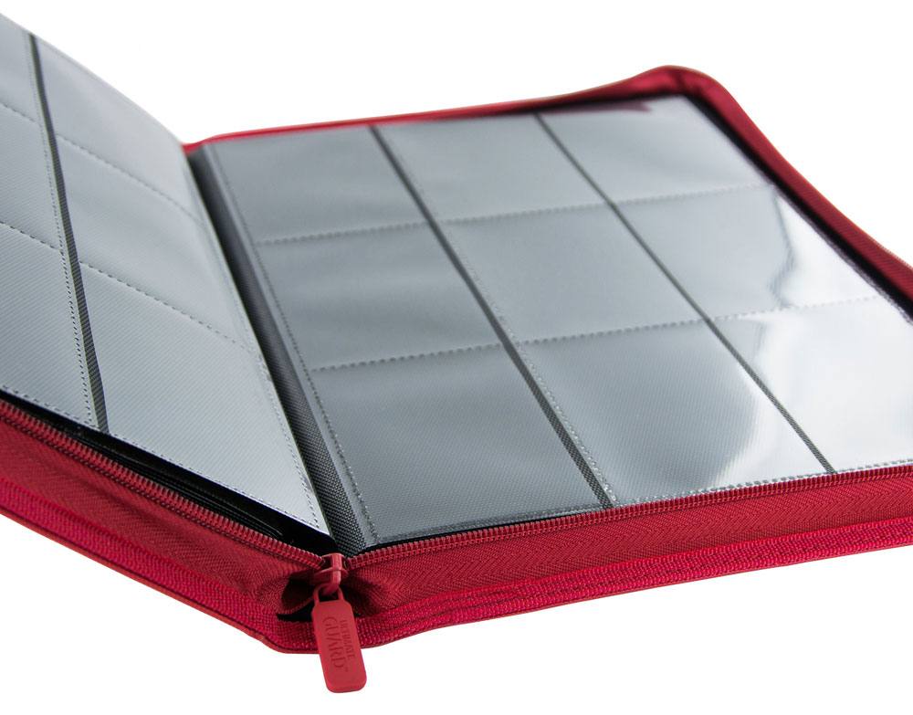 Ultimate Guard – Zipfolio 360 – 18-Pocket Xenoskin Red
