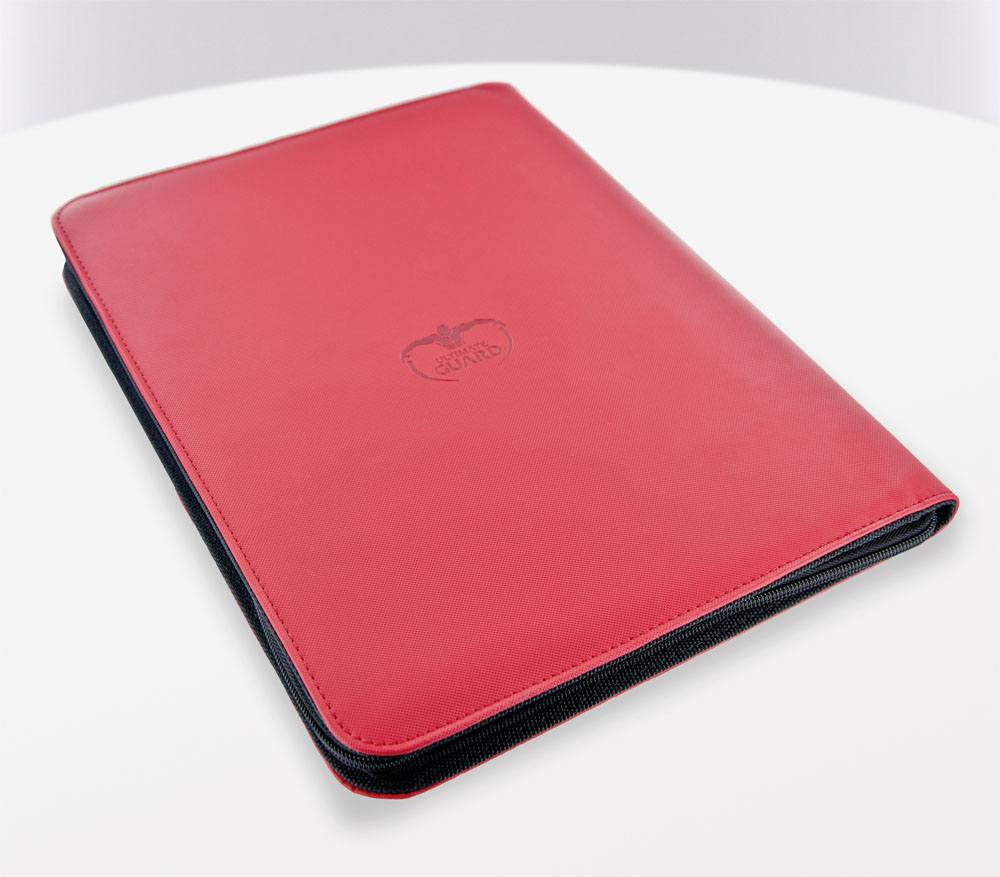 Ultimate Guard – Zipfolio 360 – 18-Pocket Xenoskin Red