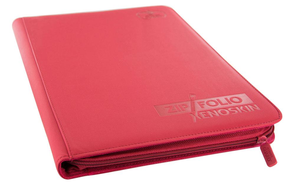 Ultimate Guard – Zipfolio 360 – 18-Pocket Xenoskin Red