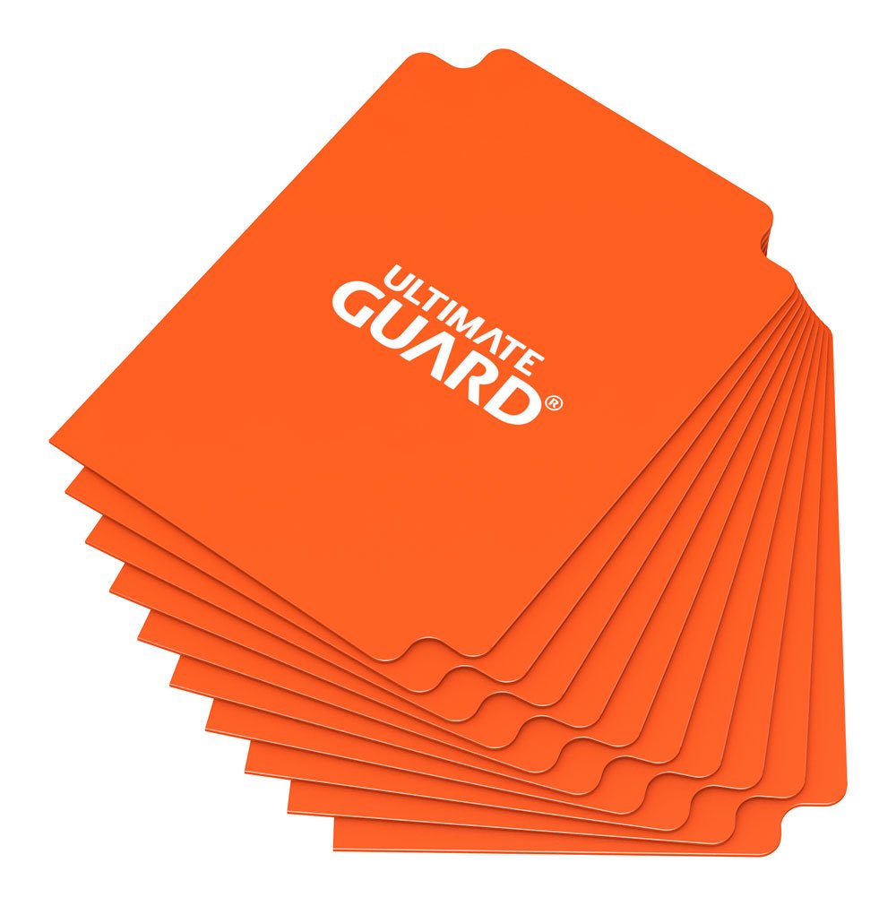 Ultimate Guard – Kartentrenner Standardgröße Orange – 10 Stück