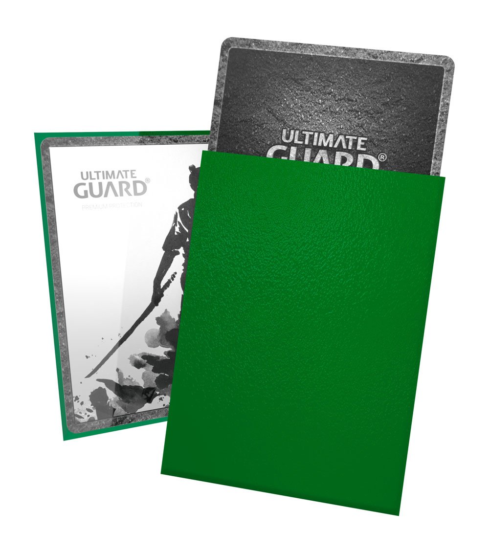 Ultimate Guard – Katana Sleeves Standardgröße Green – 100 Stück