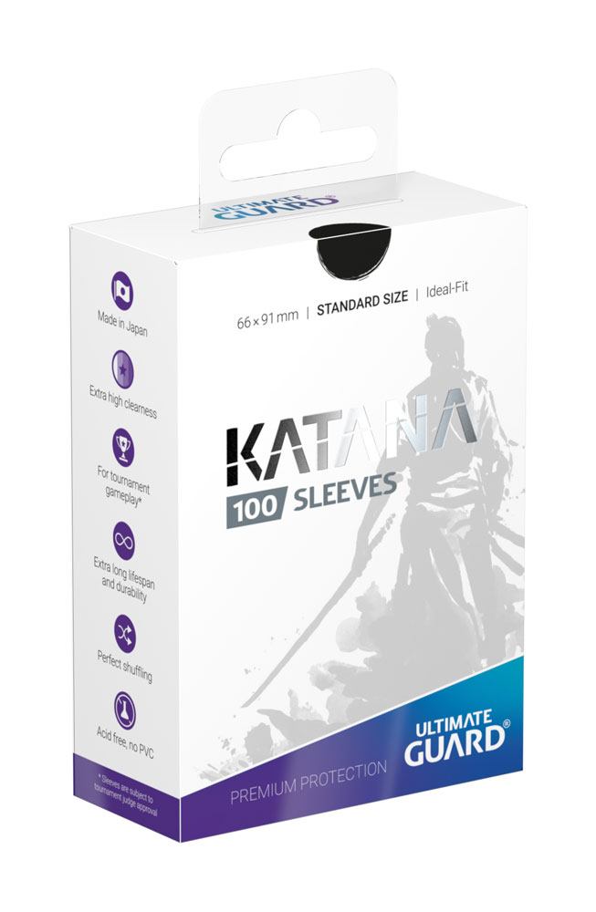 Ultimate Guard – Katana Sleeves Standardgröße Black – 100 Stück