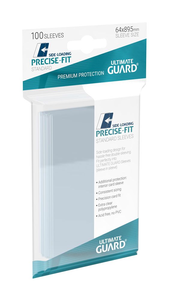 Ultimate Guard – Precise-Fit Sleeves Side-Loading Standardgröße Transparent – 100 Stück