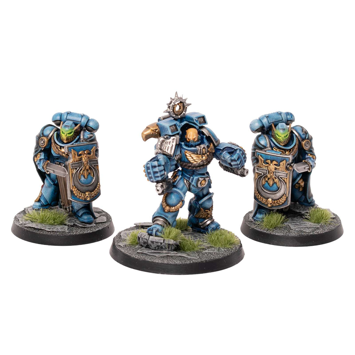 Space Marines - bemalte Armee im Ultramarines Schema