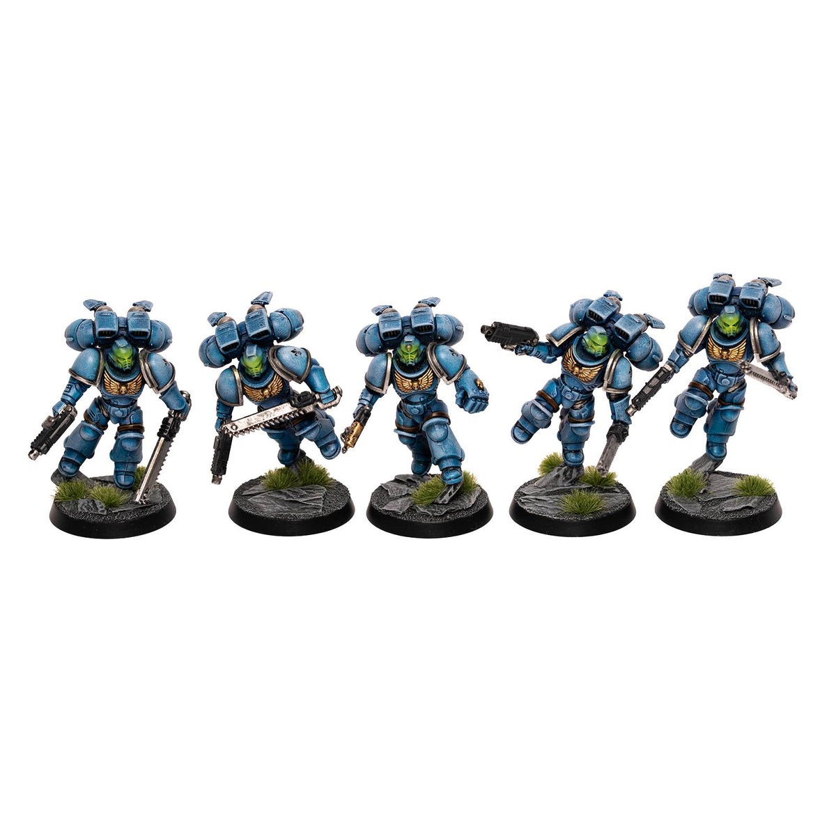 Space Marines - bemalte Armee im Ultramarines Schema