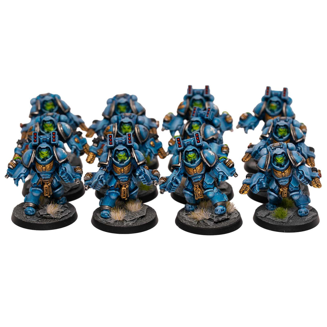 Space Marines - bemalte Armee im Ultramarines Schema