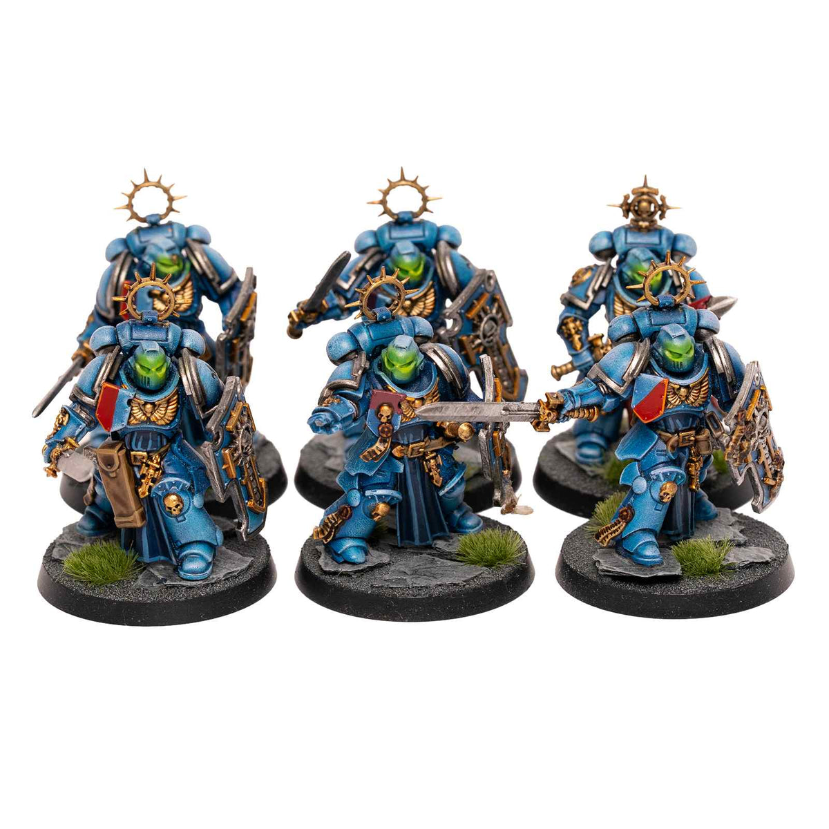 Space Marines - bemalte Armee im Ultramarines Schema