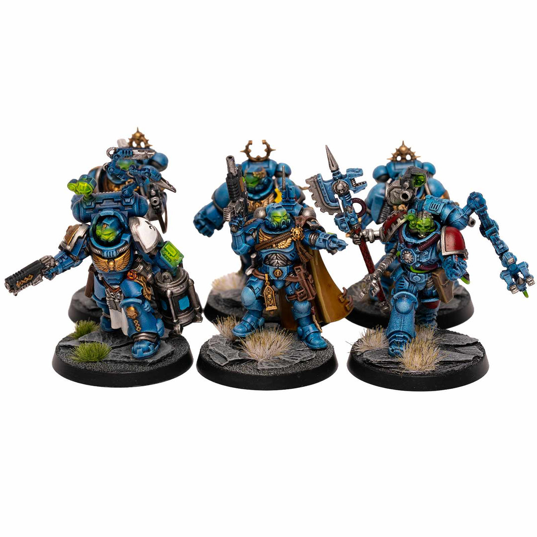 Space Marines - bemalte Armee im Ultramarines Schema