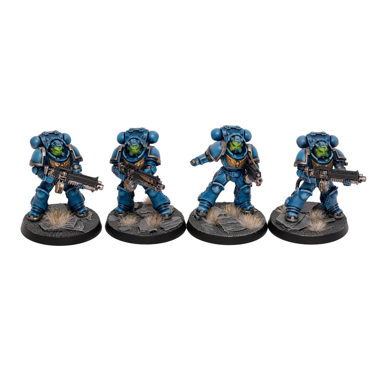 Space Marines - bemalte Armee im Ultramarines Schema