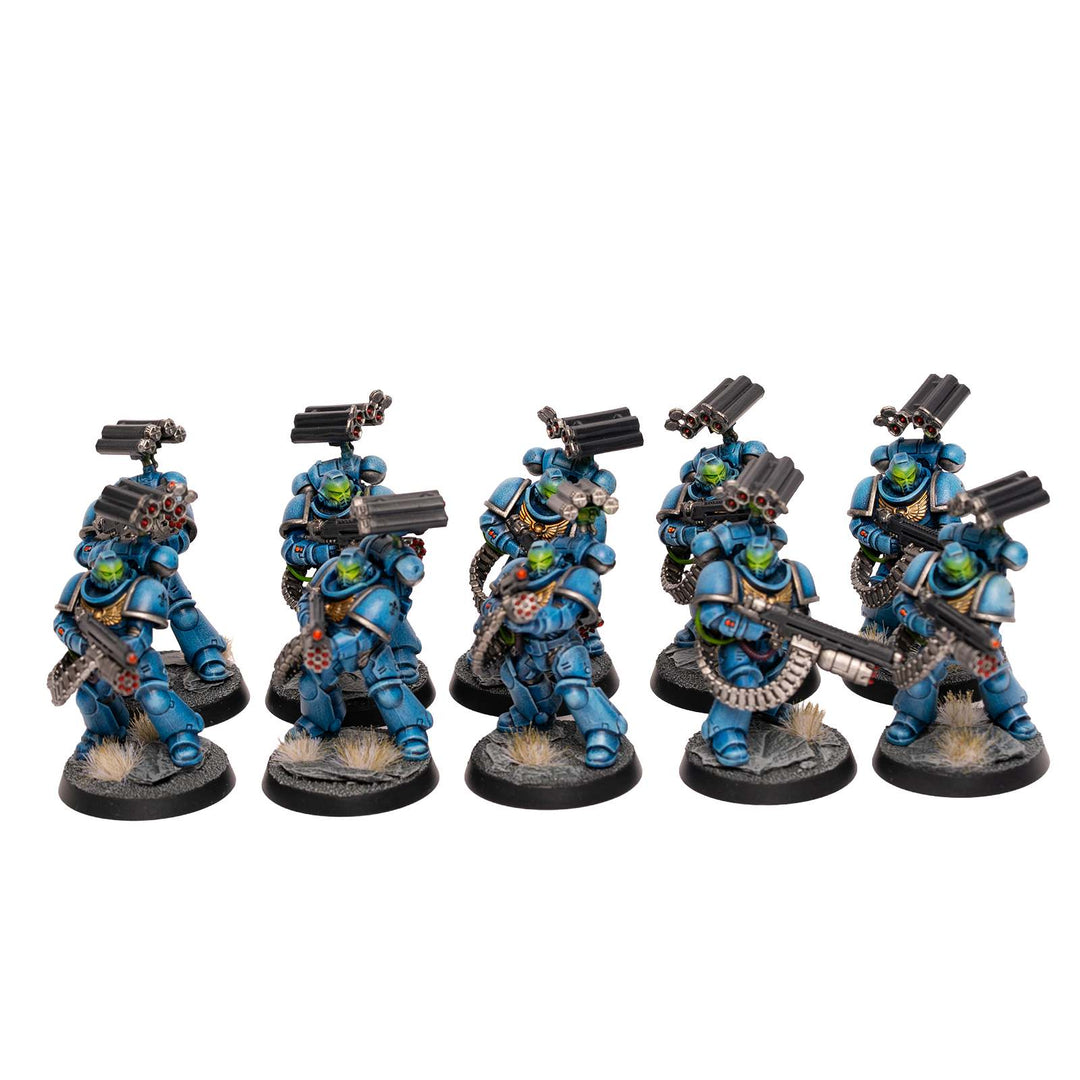 Space Marines - bemalte Armee im Ultramarines Schema