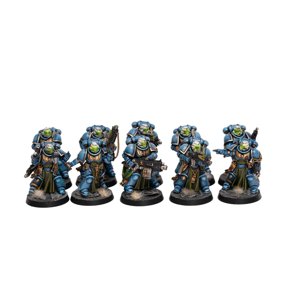 Space Marines - bemalte Armee im Ultramarines Schema