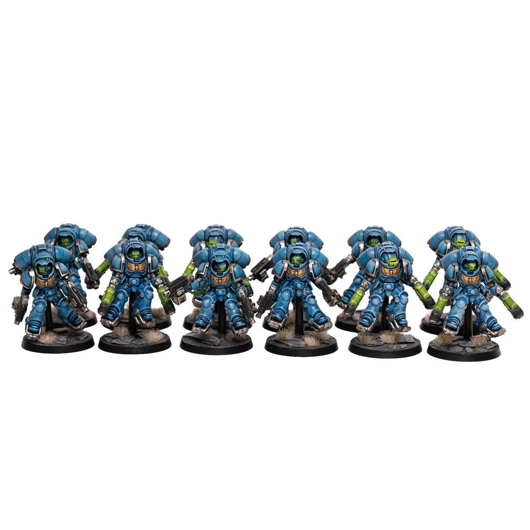Space Marines - bemalte Armee im Ultramarines Schema