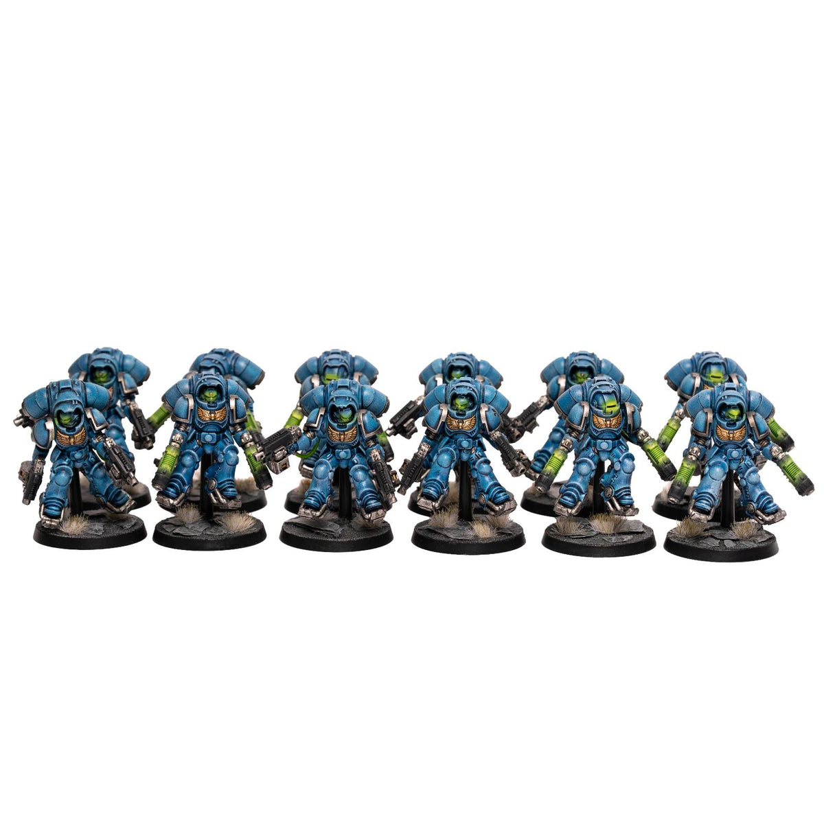 Space Marines - bemalte Armee im Ultramarines Schema