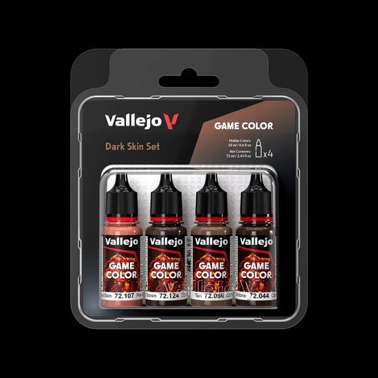Game Color: Dark Skin Color Set (4x18ml)