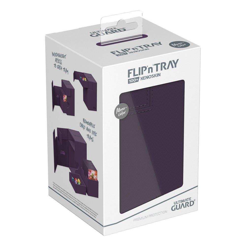 Ultimate Guard Twin Flip'n'Tray 100+ XenoSkin Monocolor Violet
