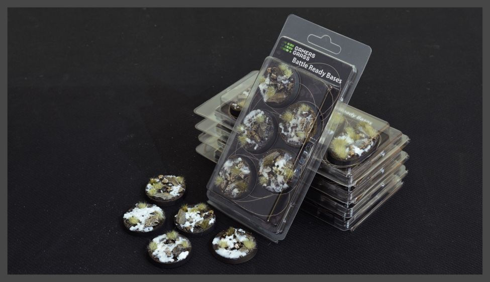 Winter Bases Round 40mm (x5)