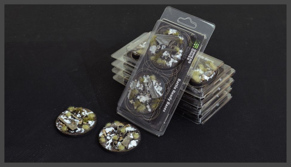 Winter Bases Round 60mm (x2)