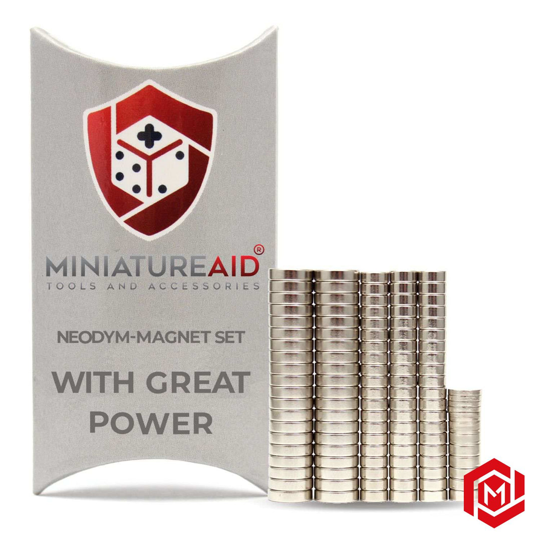 With Great Power Neodym-Magnet-Set