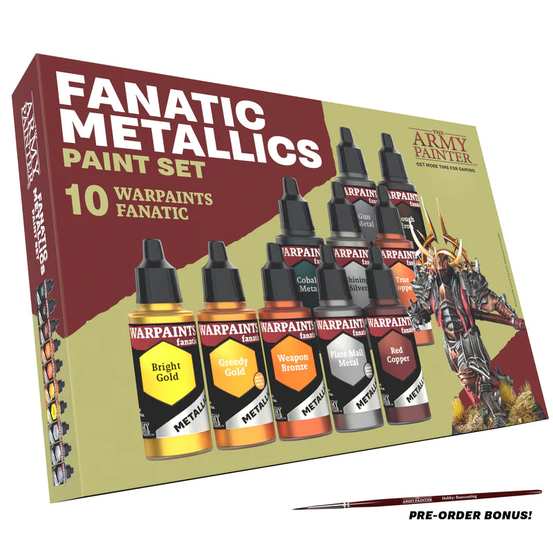 The Army Painter – Warpaints Fanatic Metallics Set – 10 × 18 ml