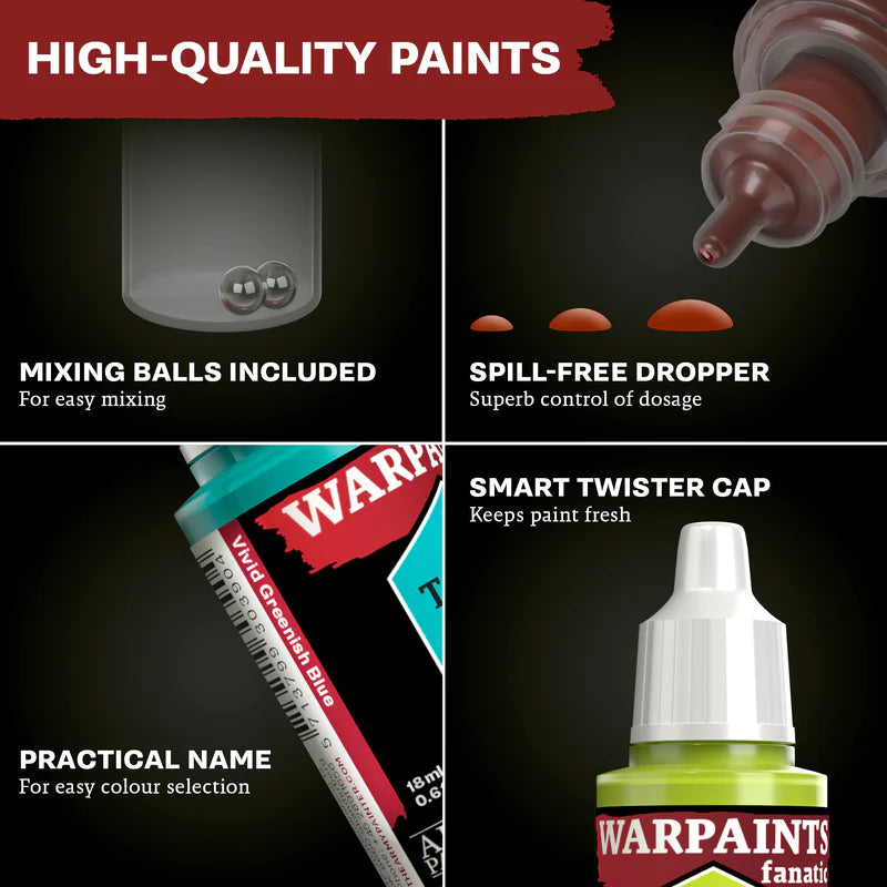 The Army Painter – Warpaints Fanatic Metallics Set – 10 × 18 ml