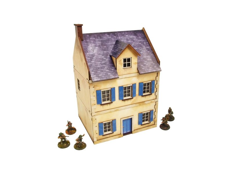 WW2 Normandy Townhouse 3 PREPAINTED
