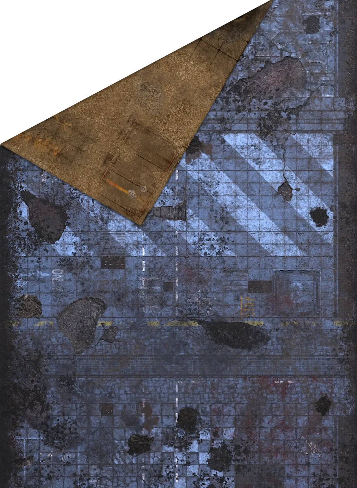 44"x60" Double G-Mat: Cyberpunk and Fallout with Carrying Case